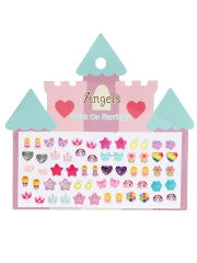 Accessorize Girls Multi-Coloured Set of 30 Stick On Earrings
