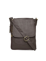 Alessia74 Women Brown Sling Bag
