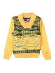 American Eye Boys Yellow & Green Sweater