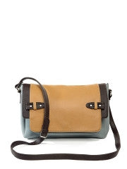Bagsy Malone Grey & Brown Sling Bag