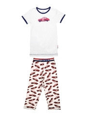 Claesens Boys White Printed Lounge Set