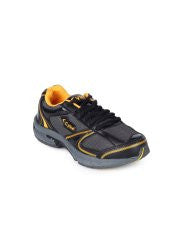 Cyke Boys Grey & Black Devoid Sports Shoes