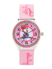 Disney Girls Pink Printed Dial Watch