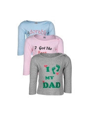 GKIDZ Infants Pack of 3 T-shirts