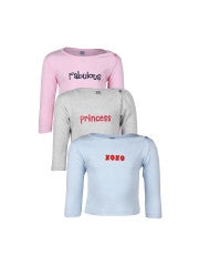 GKIDZ Infants Pack of 3 T-shirts