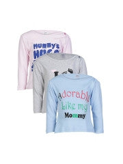 GKIDZ Infants Pack of 3 T-shirts