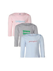 GKIDZ Infants Pack of 3 T-shirts
