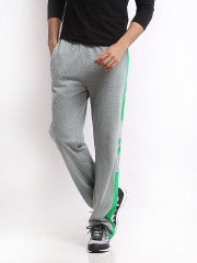 HRX Men Grey Melange Easy Striker Track Pants