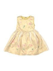 Isabelle Girls Gold toned Party Dress